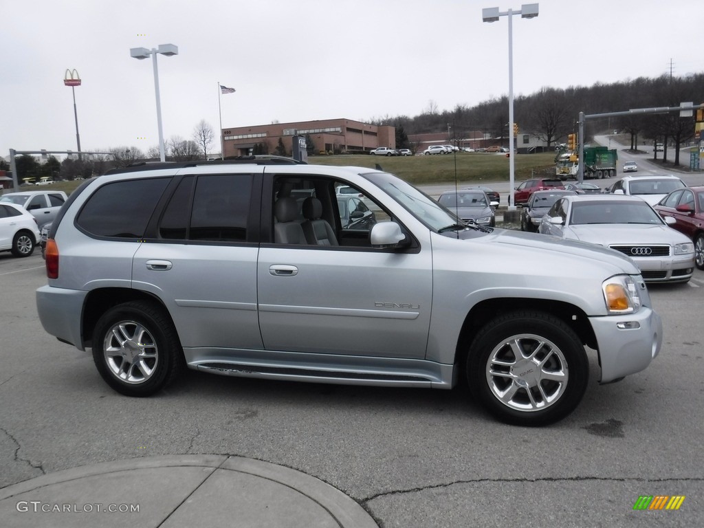 2007 Envoy Denali 4x4 - Silver Mist Metallic / Light Gray photo #9
