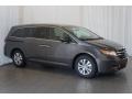 2017 Smoky Topaz Metallic Honda Odyssey SE  photo #5