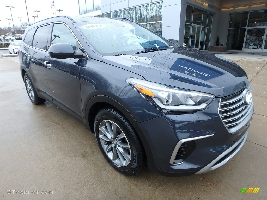 2017 Santa Fe SE AWD - Becketts Black / Gray photo #9