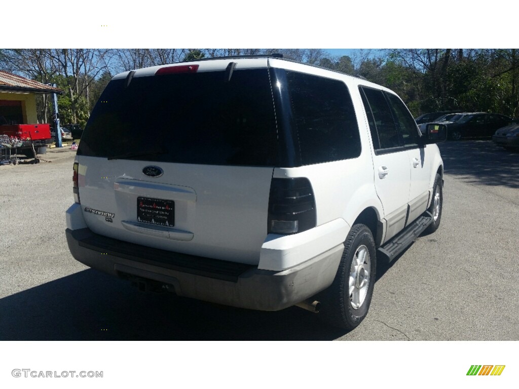 2003 Expedition XLT - Oxford White / Medium Parchment photo #3