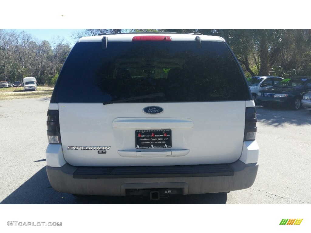 2003 Expedition XLT - Oxford White / Medium Parchment photo #4
