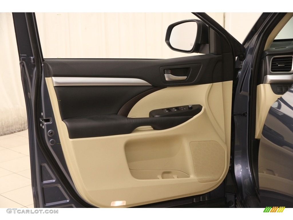 2015 Toyota Highlander XLE AWD Almond Door Panel Photo #118742655