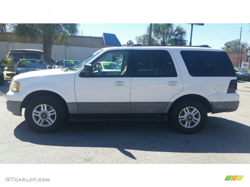 2003 Expedition XLT - Oxford White / Medium Parchment photo #6