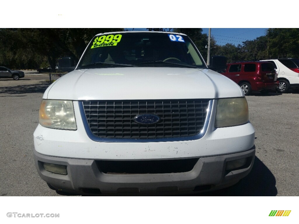 2003 Expedition XLT - Oxford White / Medium Parchment photo #8