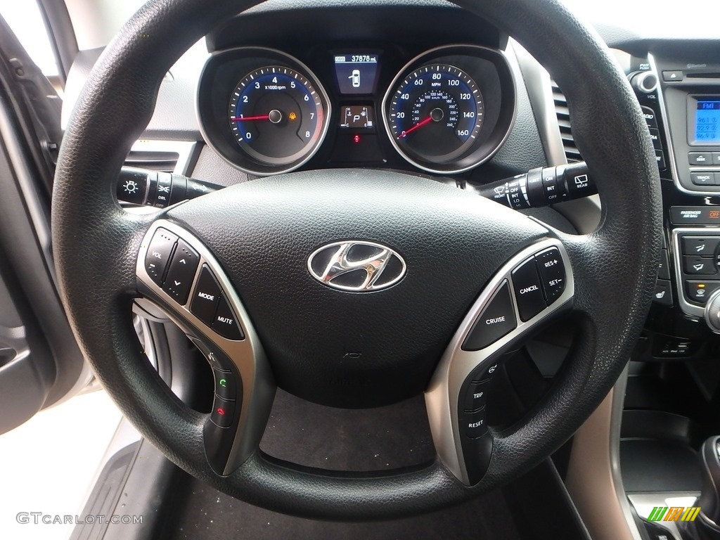 2016 Elantra GT  - Galactic Gray / Black photo #22