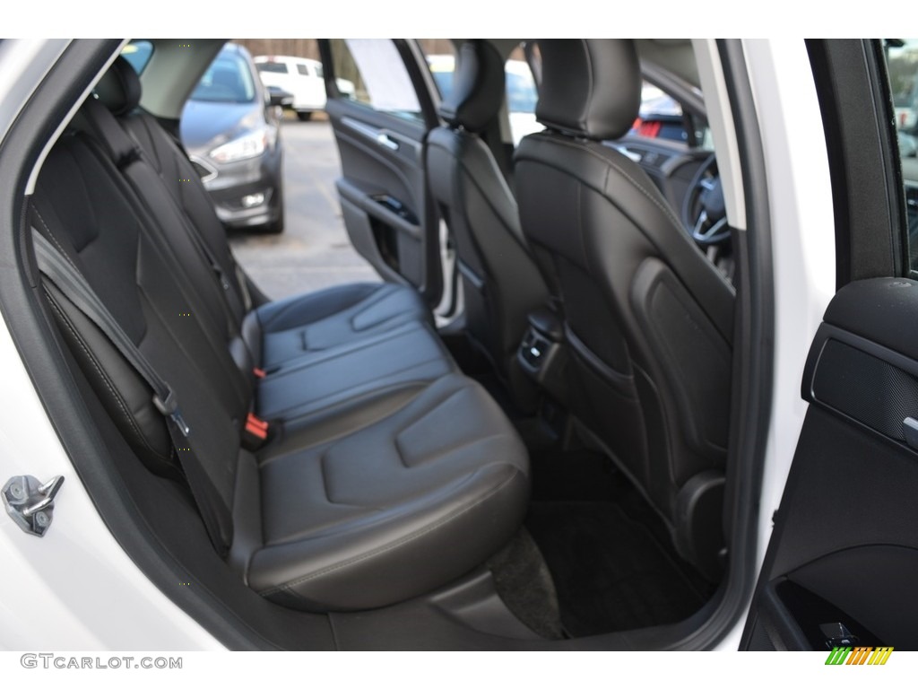 2015 Fusion Titanium - Oxford White / Charcoal Black photo #14