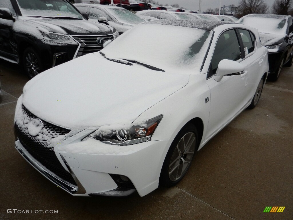 2017 CT 200h F Sport Hybrid - Ultra White / Black photo #1