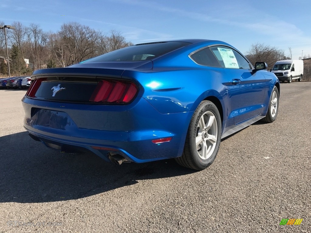 2017 Mustang V6 Coupe - Lightning Blue / Ebony photo #6