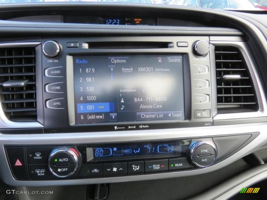 2017 Highlander SE - Midnight Black Metallic / Black photo #19