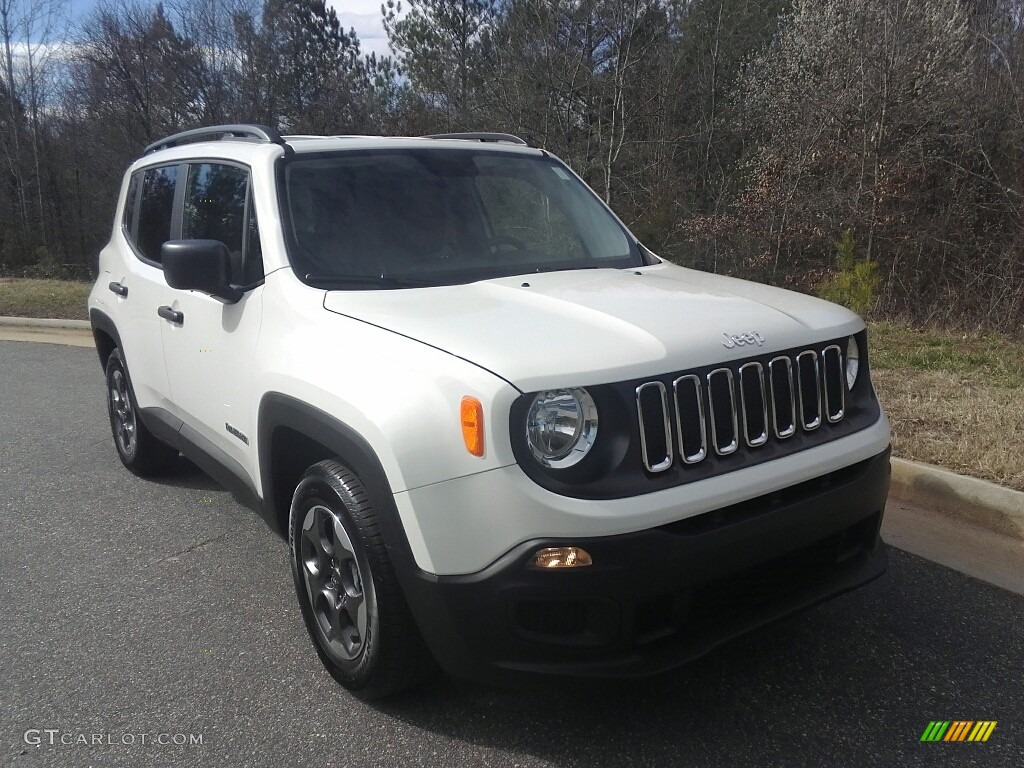 2017 Renegade Sport - Alpine White / Black/Sandstorm photo #4