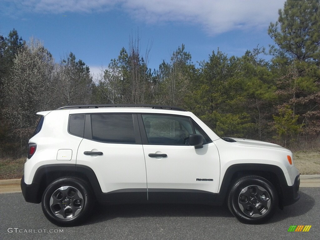 2017 Renegade Sport - Alpine White / Black/Sandstorm photo #5