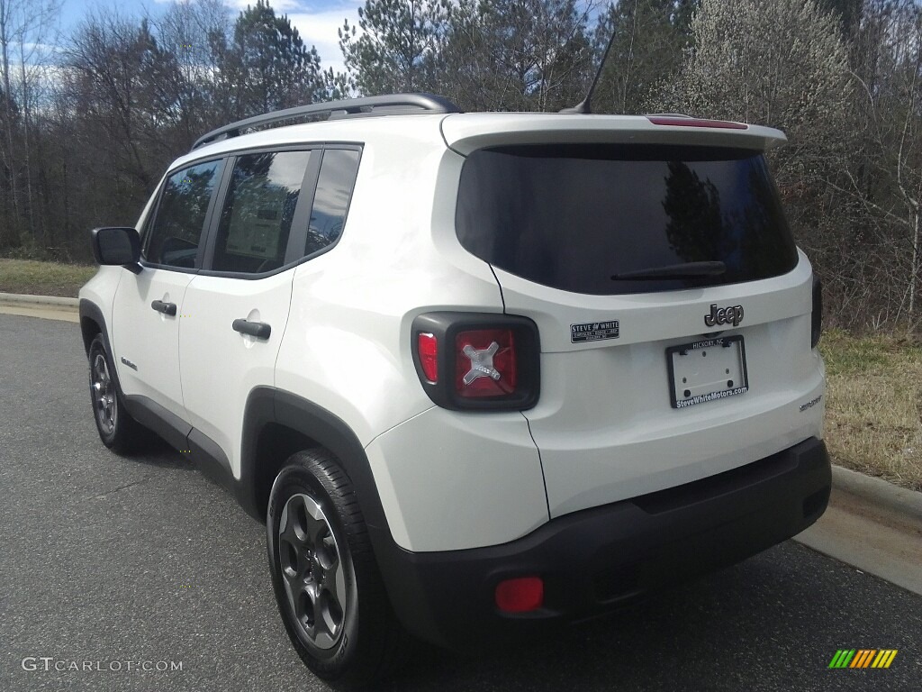 2017 Renegade Sport - Alpine White / Black/Sandstorm photo #8