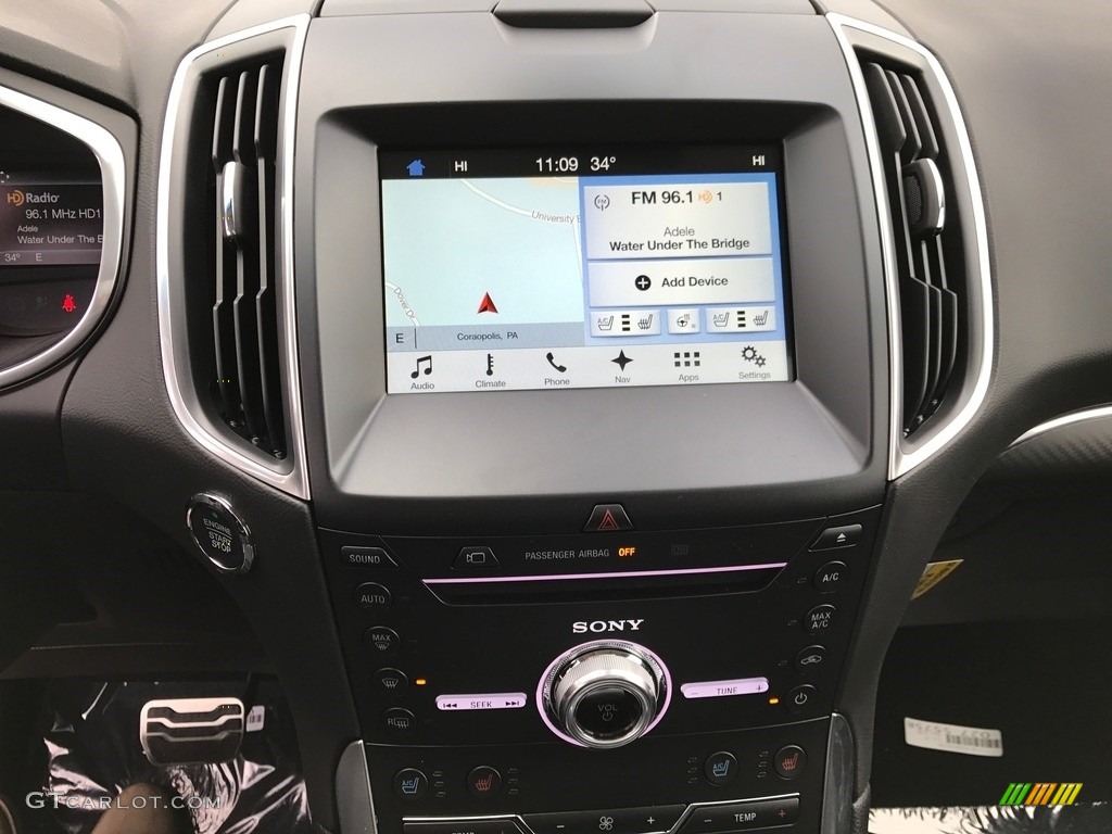 2017 Ford Edge Sport AWD Controls Photo #118746401