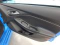 2017 Ford Focus Charcoal Black Recaro Leather Interior Door Panel Photo