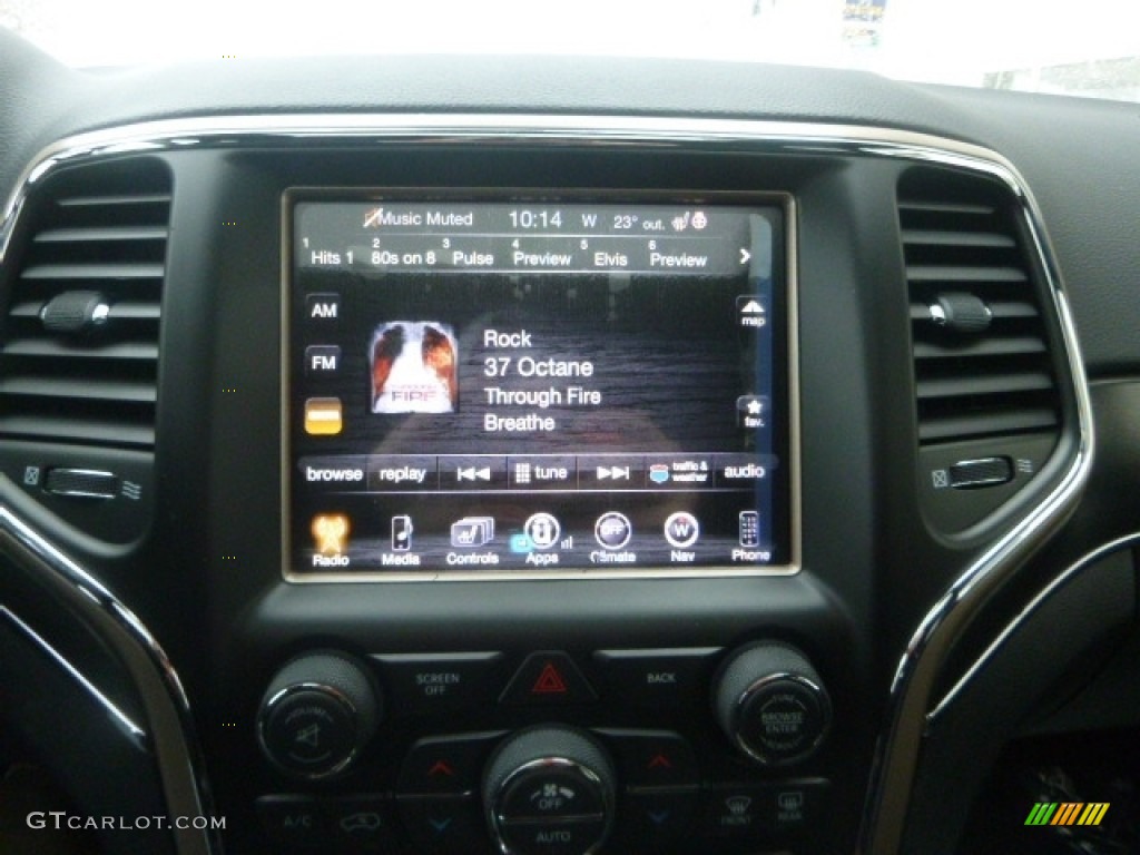 2017 Grand Cherokee Limited 4x4 - Diamond Black Crystal Pearl / Black photo #15