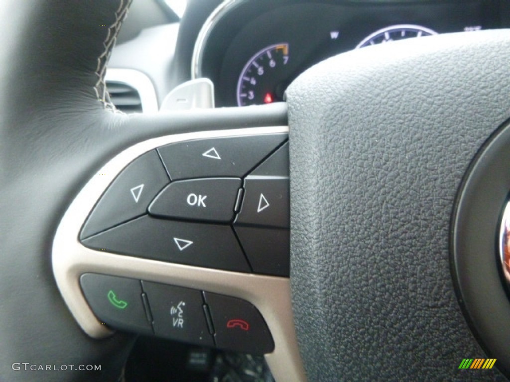 2017 Grand Cherokee Limited 4x4 - Diamond Black Crystal Pearl / Black photo #20