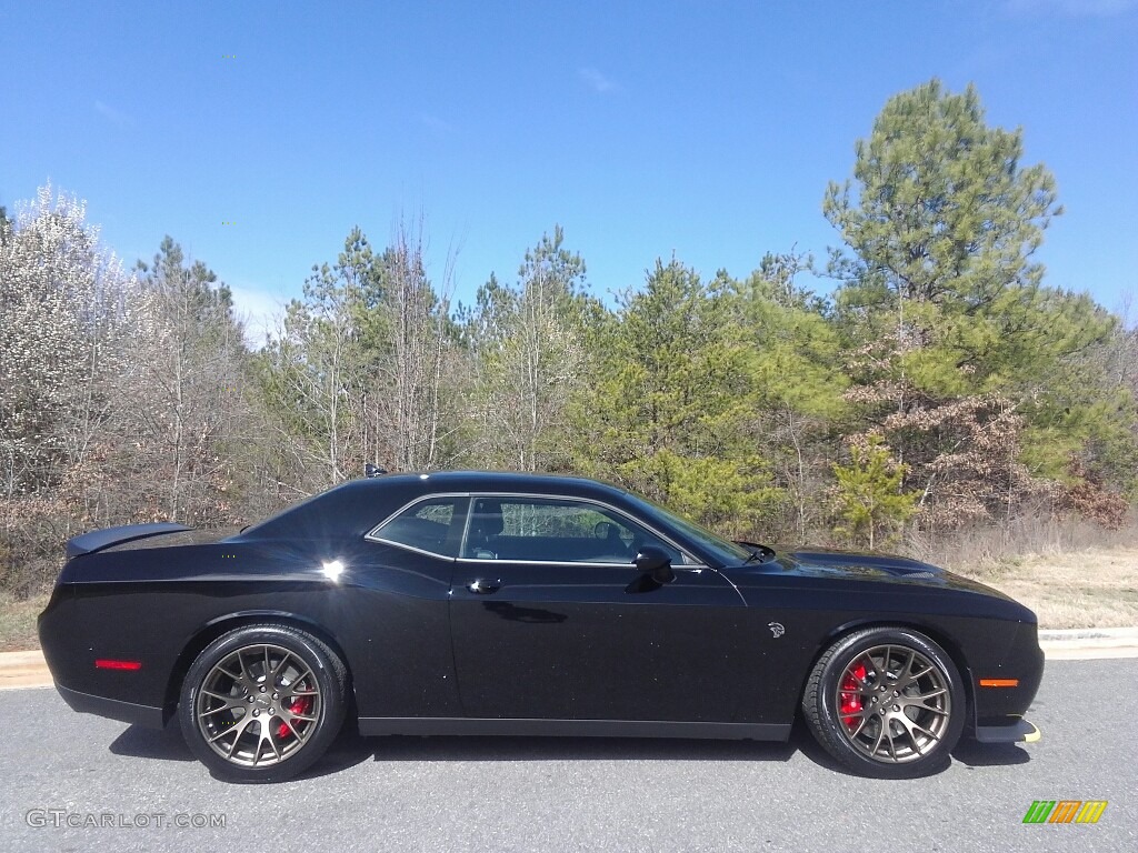 Pitch Black 2017 Dodge Challenger SRT Hellcat Exterior Photo #118749234