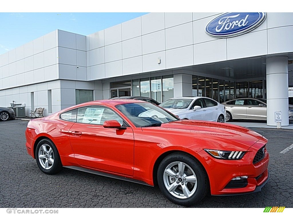 2017 Mustang V6 Coupe - Race Red / Ebony photo #1