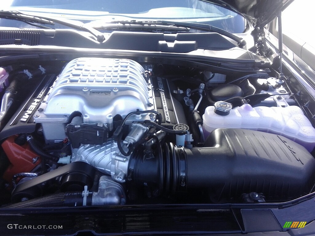 2017 Challenger SRT Hellcat - Pitch Black / Black photo #28