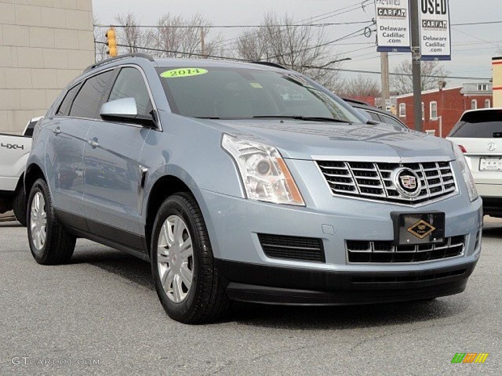 2014 SRX FWD - Glacier Blue Metallic / Light Titanium/Ebony photo #1