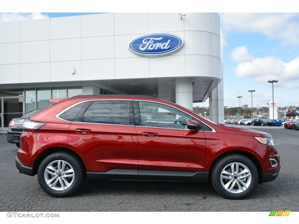 2017 Edge SEL - Ruby Red Metallic / Ebony photo #2
