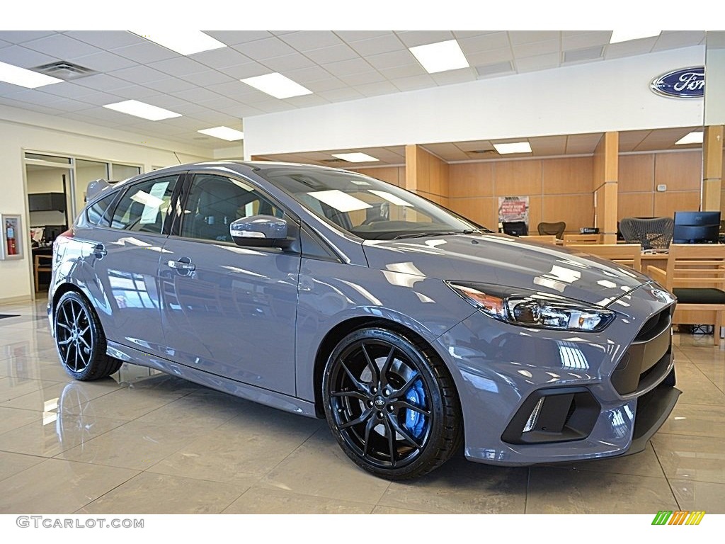 2017 Focus RS Hatch - Stealth Gray / Charcoal Black Recaro Leather photo #1