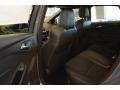 2017 Ford Focus Charcoal Black Recaro Leather Interior Rear Seat Photo