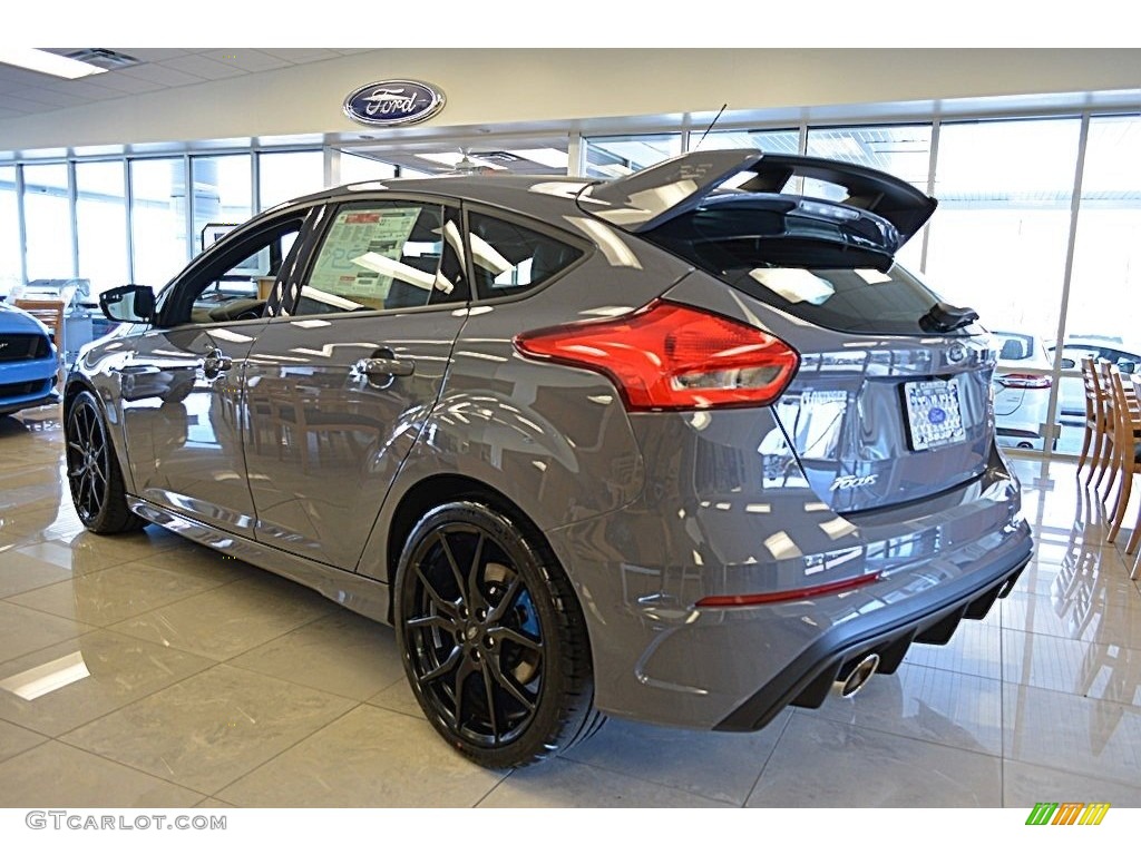 2017 Focus RS Hatch - Stealth Gray / Charcoal Black Recaro Leather photo #23