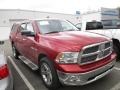 2010 Inferno Red Crystal Pearl Dodge Ram 1500 SLT Crew Cab 4x4  photo #3