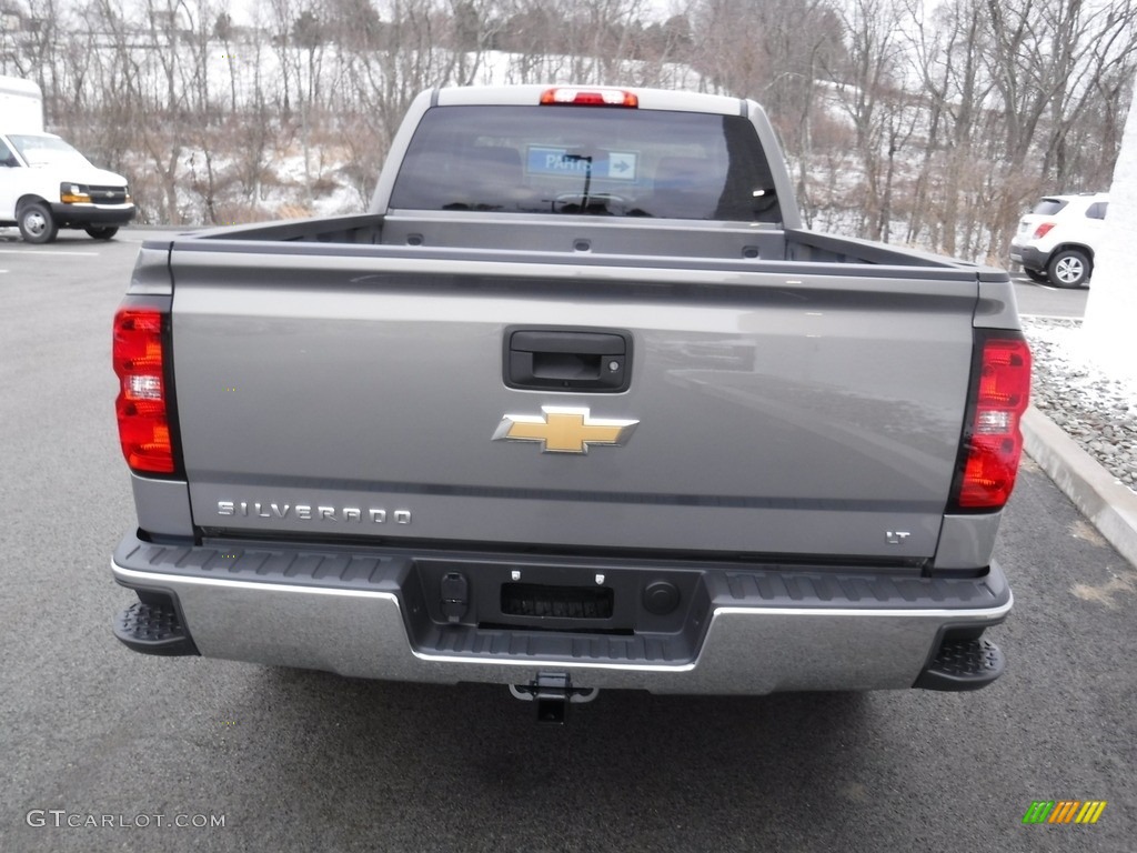 2017 Silverado 1500 LT Double Cab 4x4 - Pepperdust Metallic / Jet Black photo #7