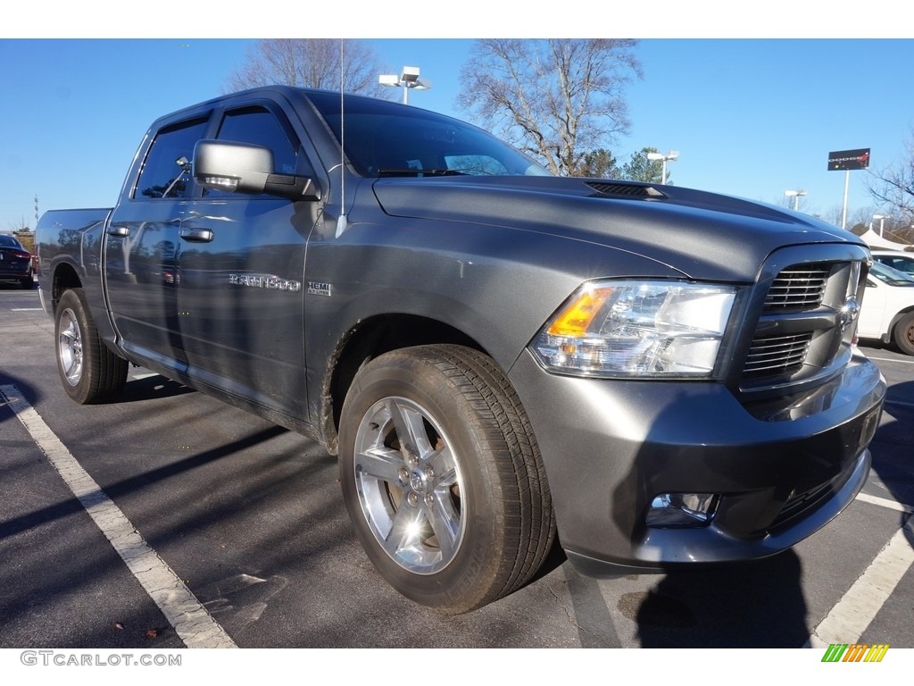 2012 Ram 1500 Sport Crew Cab - Mineral Gray Metallic / Dark Slate Gray photo #4