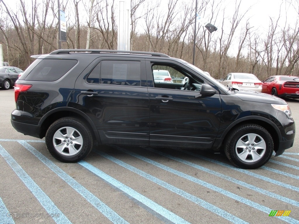 2014 Explorer 4WD - Tuxedo Black / Medium Light Stone photo #11