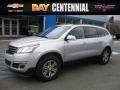 2017 Silver Ice Metallic Chevrolet Traverse LT AWD  photo #1