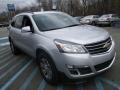 2017 Silver Ice Metallic Chevrolet Traverse LT AWD  photo #8