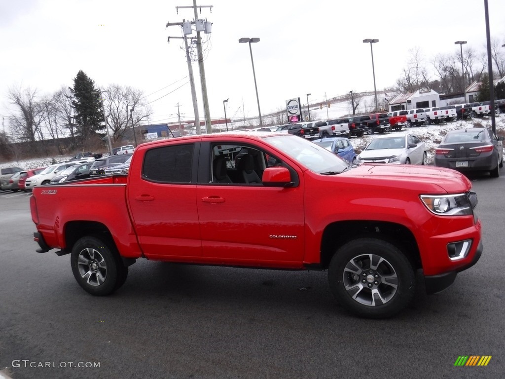 Red Hot 2017 Chevrolet Colorado Z71 Crew Cab 4x4 Exterior Photo #118755219