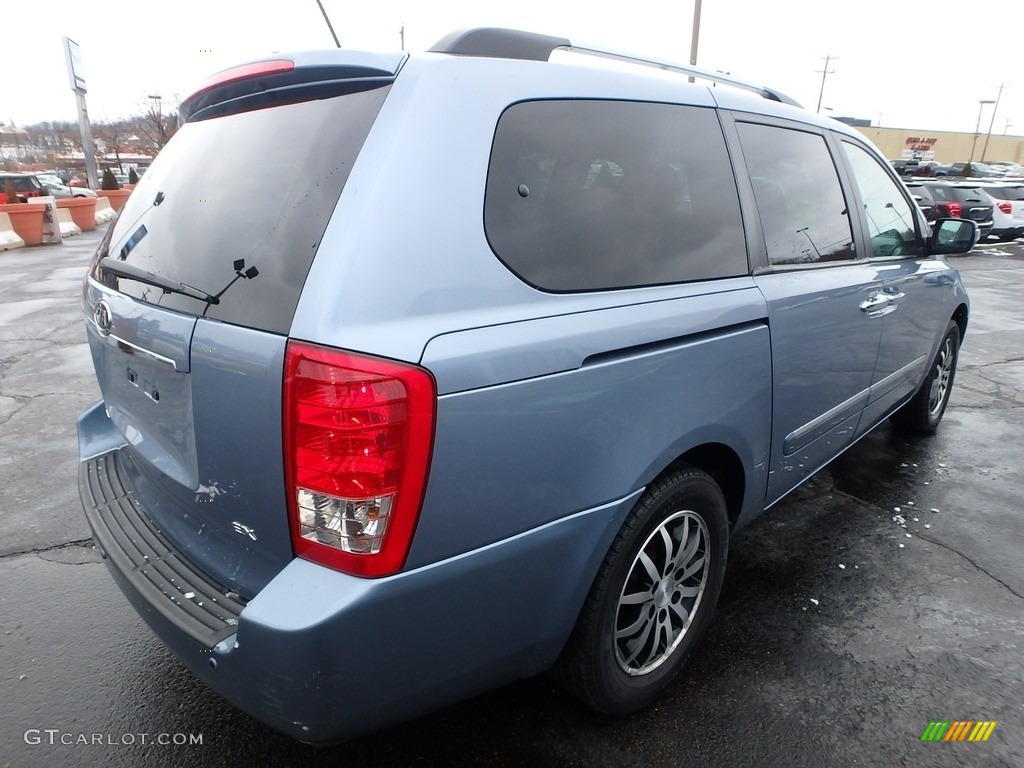 2011 Sedona EX - Glacier Blue / Gray photo #8