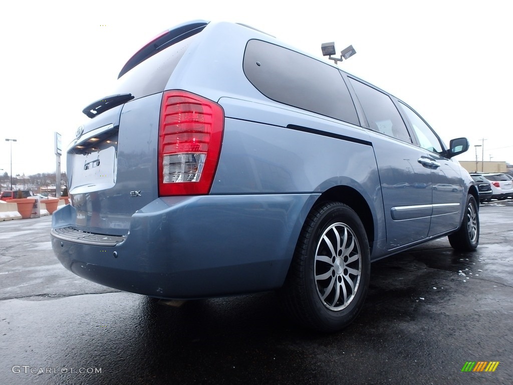 2011 Sedona EX - Glacier Blue / Gray photo #9
