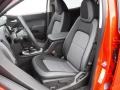 Jet Black/­Dark Ash 2017 Chevrolet Colorado Z71 Crew Cab 4x4 Interior Color