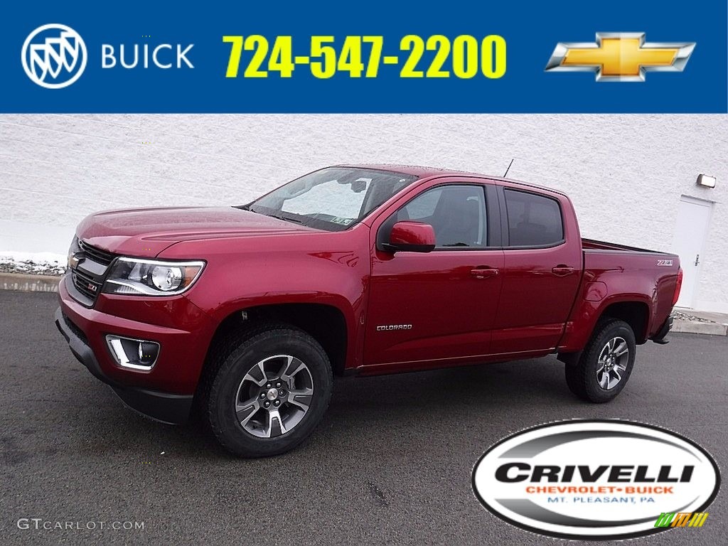 Cajun Red Tintcoat Chevrolet Colorado