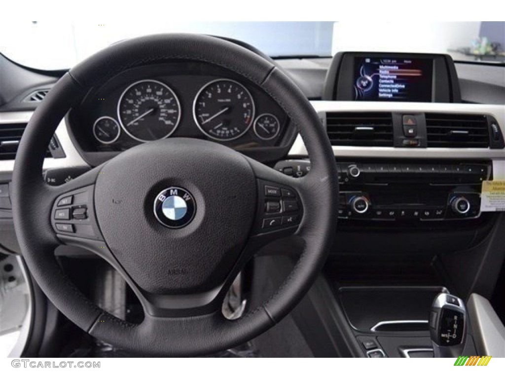 2017 3 Series 320i Sedan - Alpine White / Black photo #14