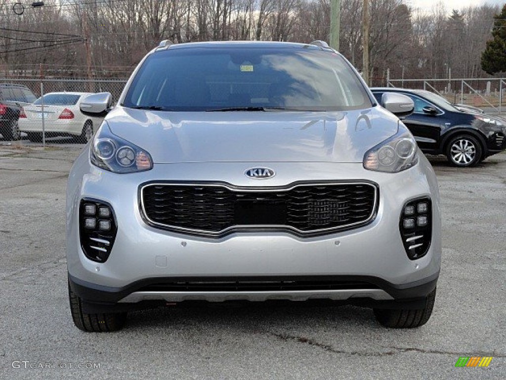 2017 Sportage SX Turbo AWD - Sparkling Silver / Brown photo #2