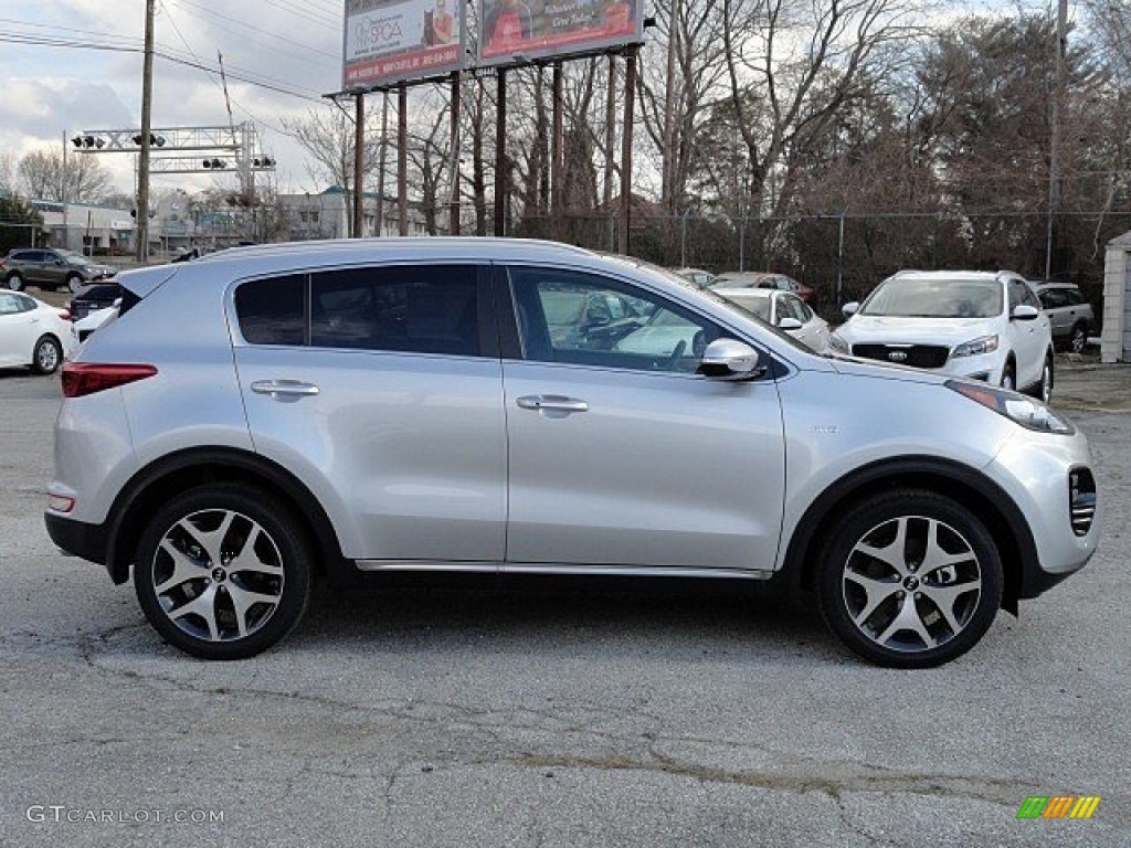 2017 Sportage SX Turbo AWD - Sparkling Silver / Brown photo #7