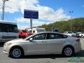 2017 White Gold Ford Fusion S  photo #2