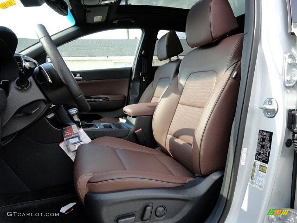 Brown Interior 2017 Kia Sportage SX Turbo AWD Photo #118758138