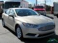 2017 White Gold Ford Fusion S  photo #9