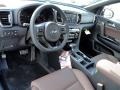  2017 Sportage SX Turbo AWD Brown Interior