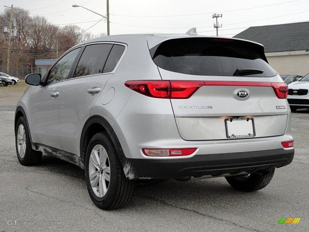 2017 Sportage LX - Sparkling Silver / Black photo #4