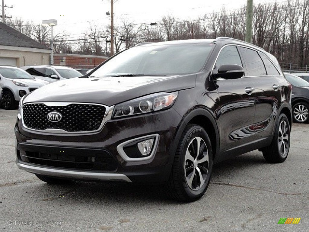 Polished Walnut 2017 Kia Sorento EX Exterior Photo #118760376