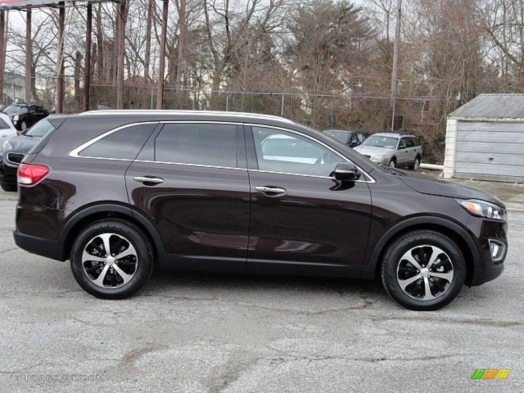Polished Walnut 2017 Kia Sorento EX Exterior Photo #118760424