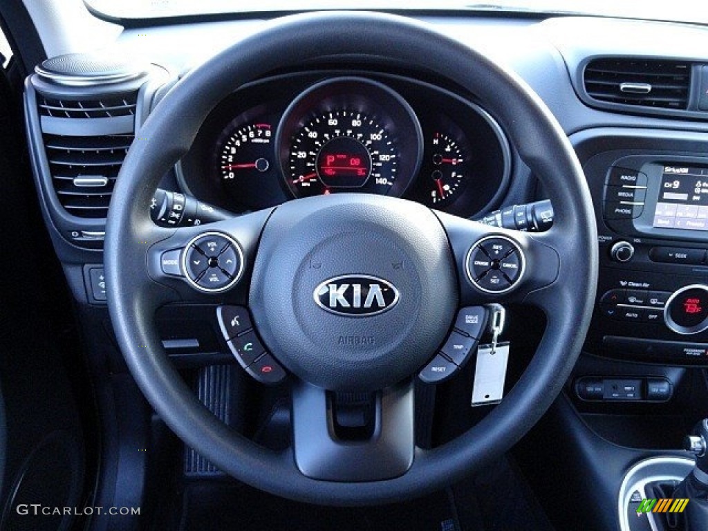 2017 Kia Soul + Black Steering Wheel Photo #118761518